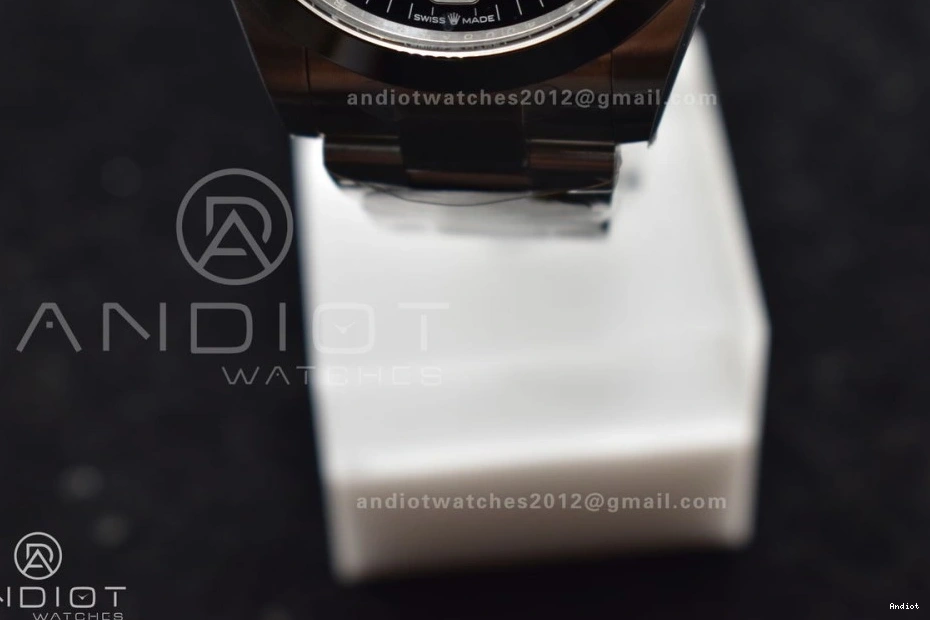 500 1:1 Best Steel Air-King Edition on Dial Black SS Bracelet VR 126900 RelaxedFit 904L Clean 0713